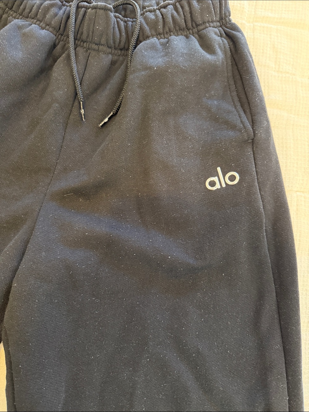 Alo Accoladr Black Drawstring Sweatpants - Picture 7 of 12
